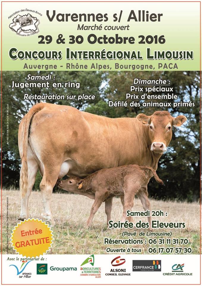 Affiche Concours Varenne sur Allier
